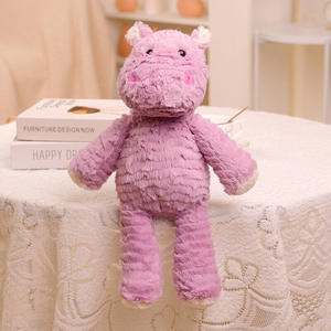 Cute 35cm Embossed <strong>Plush</strong> Elephant Frog Stuffed Animal Rabbit Hippo Stuffed Animal with Particles <strong>Can</strong> Sit - Product Image 4