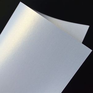 真珠色の青いカードストックペーパーA4真珠色のペーパーテクスチャ真珠色のシマーペーパー封筒 - Product Image 3