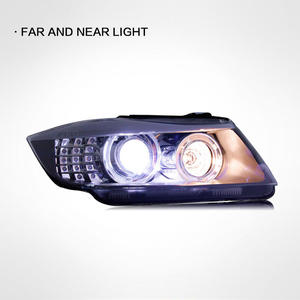 BMW 3 serisi E90 için araç aydınlatma sistemi, yedek parça far takımı modifiye LED gündüz farları 2005-2012 - Product Image 4