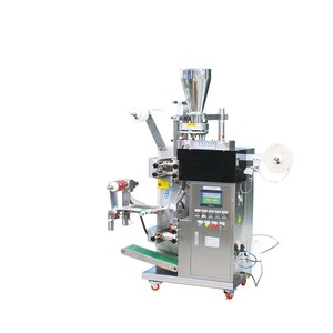 Lunga durata doppia camera tè gocciolamento caffè sacchetto automatico piccola bustina di tè macchina imballatrice con carta String 3-sde Sealing