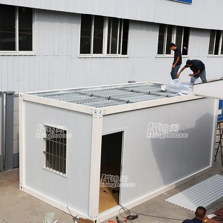 Petite Maison Préfabriquée en Conteneur Détachable de Luxe à Structure en Acier 20 pieds 40 pieds