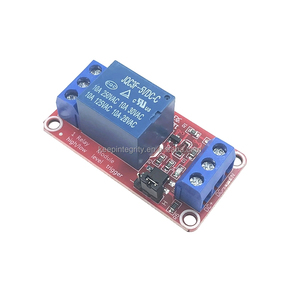 1 Kanal 5V 12V 24V Relais modul Red Board Optokoppler Isolation ausgang High Low Level Trigger Relay Modul - Product Image 2