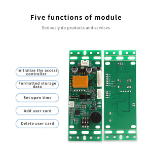 125Khz <strong>RFID</strong> <strong>Reader</strong> Module ID Card 12V/24V 2000 Users Management Card RF Module Wiegand Output Access Control
