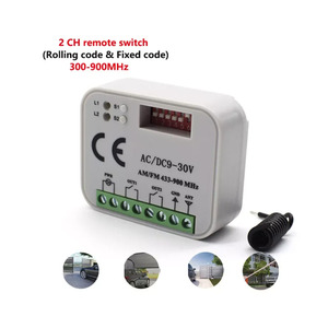 Evrensel garaj uzaktan kumanda alıcısı çok RX 300-900MHz 9-30V röle modülü haddeleme ve sabit kod komutu verici kutusu - Product Image 2