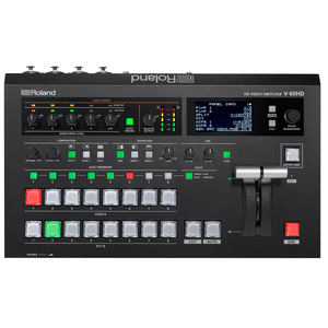 ライブイベントとストリーミング用のオーディオコンソールミキサー付き<span class=keywords><strong>V</strong></span>-60HDプロダクションスイッチャー-レンタル可能!