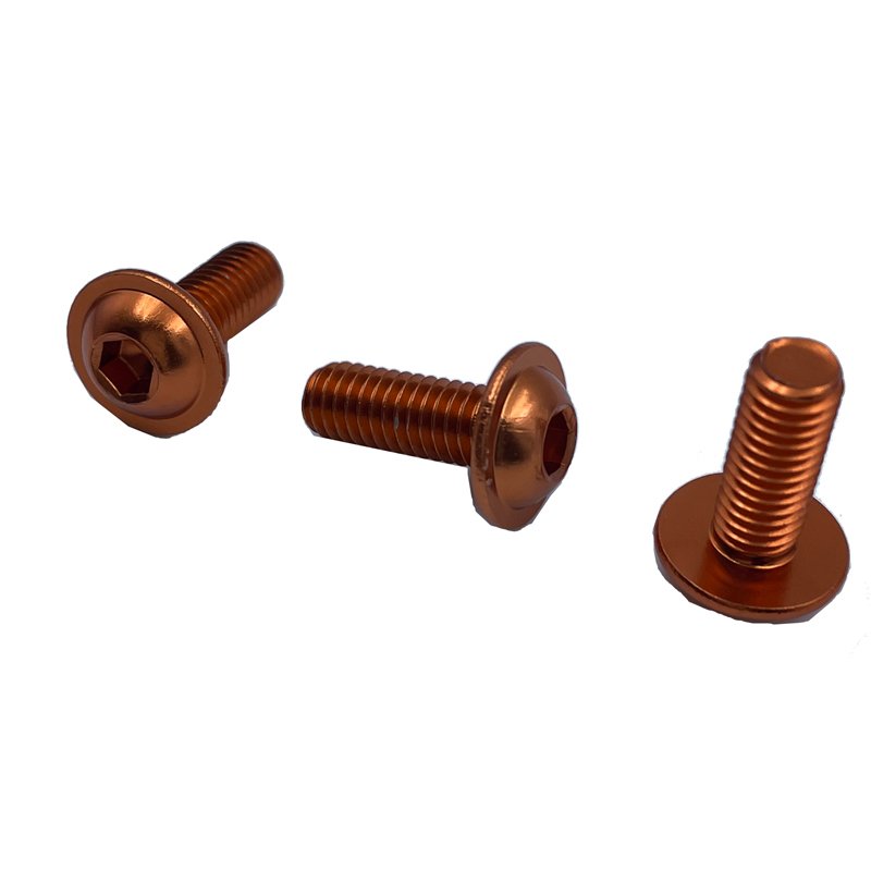 Aluminum Washer Button Head Decorative Screw