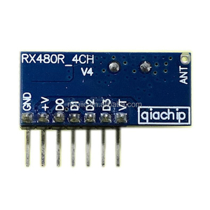 433Mhz telecomando Wireless 4CH RF relè 1527 modulo di apprendimento per ricevitore luminoso Kit per la codifica - Product Image 2
