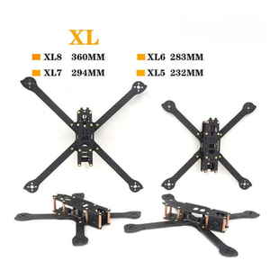 3K Full Carbon Fiber XL5 V2 232mm XL6 283mm XL7 294mm XL8 360mm True <strong>X</strong> 5 6 <strong>7</strong> 8 Inch FPV Freestyle <strong>Frame</strong> W/ 4mm Arm Drone <strong>Frame</strong>