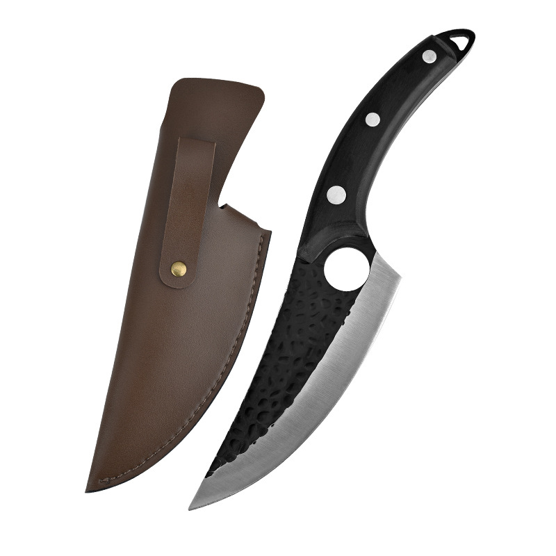 FINDKING Butcher Boning Chef Knife Hand Forged Cleaver Kitchen Knives with Sheath High Carbon Steel Outdoor Cooking Knife
