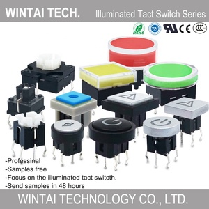 Wintai-tech interruttore a pulsante elettrico illuminato pulsante a led interruttore a pulsante elettrico illuminato - Product Image 4