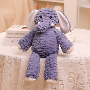 Cute 35cm Embossed <strong>Plush</strong> Elephant Frog Stuffed Animal Rabbit Hippo Stuffed Animal with Particles <strong>Can</strong> Sit - Product Image 2