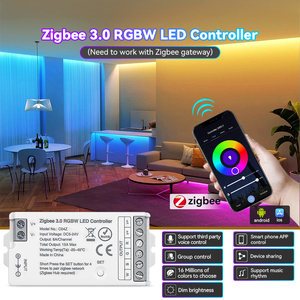 Zigbee 3,0 Tuya умный светодиодный контроллер беспроводной затемнения RGB W Светодиодный контроллер света - Product Image 2