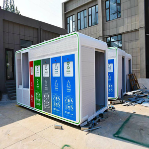 城市项目花园公园户外智能垃圾桶垃圾桶2 3 4格分类垃圾桶镀锌垃圾桶 - Product Image 3
