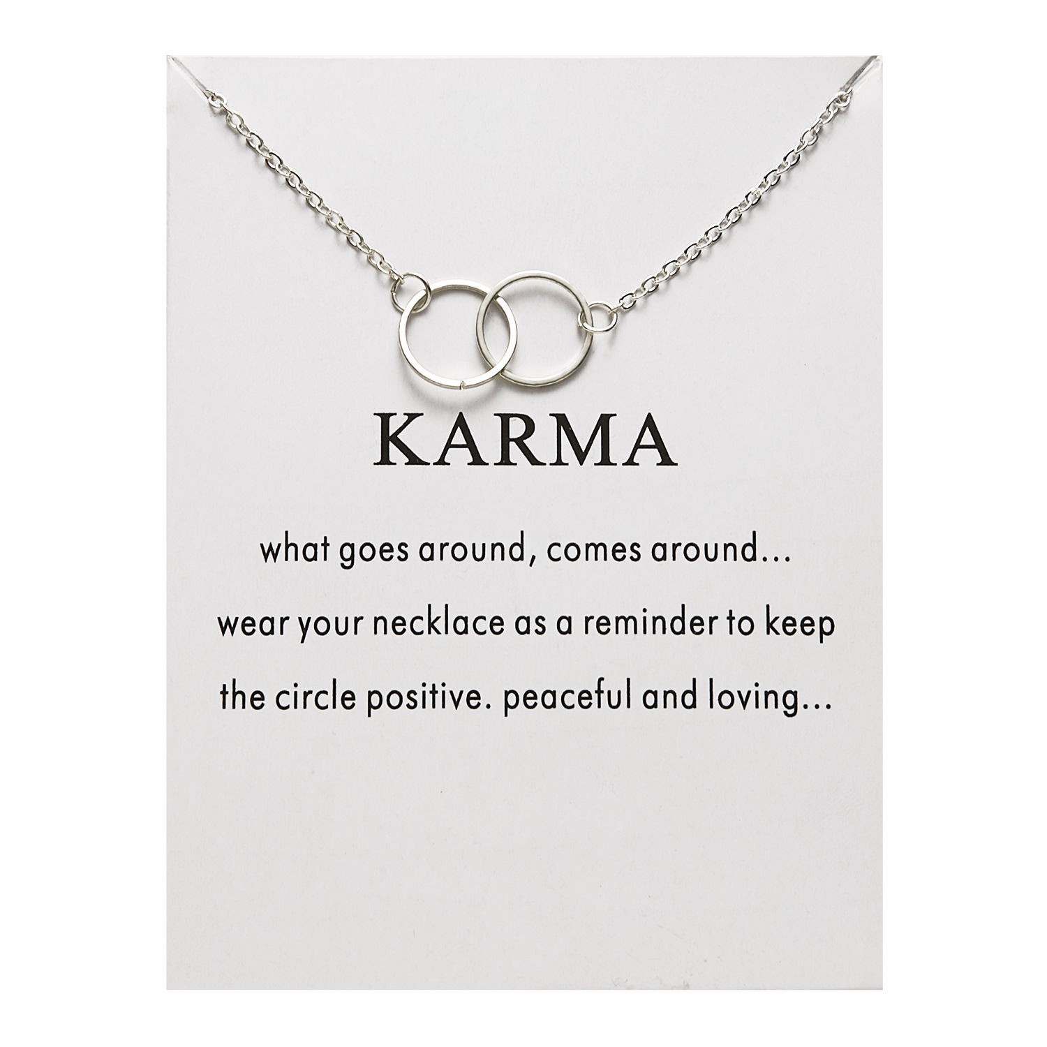 Silver Plated with card