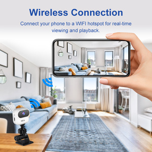ミニWiFi HD 1080pカメラワイヤレスリモートCMOSセンサーボイスレコーダーとビデオカメラ用ホームセキュリティ監視