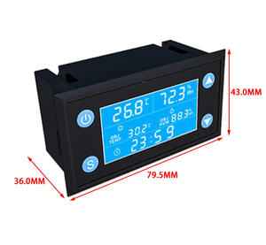 Gold Seller W-1212 High-precision Intelligent Digital <strong>Display</strong> Temperature and Humidity <strong>Controller</strong> <strong>Timer</strong> Switch Thermostat <strong>Sensor</strong> Module - Product Image 4