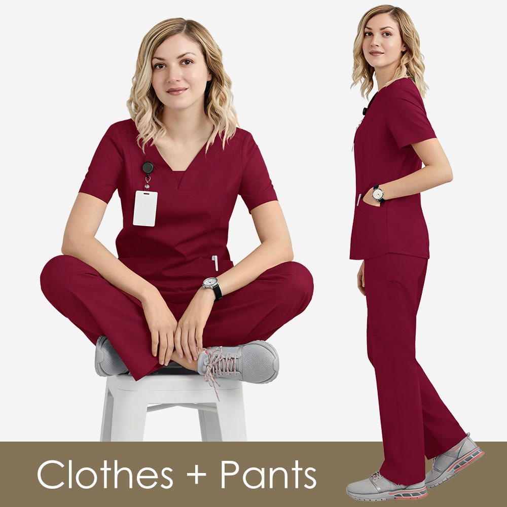 82002 Burgundy Set