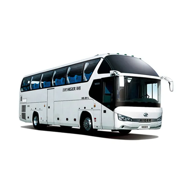 Passeios de carro usado higer bus 50 lugares, venda quente, automóveis de cidade higer klq6122, segunda mão de transporte de ônibus para venda