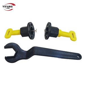 2mm-6mm 간격 타일 레벨 도구가 포함된 현대식 50 개 재사용 및 재활용 스테인리스 스틸 및 플라스틱 트록 타일 레벨링 시스템 - Product Image 4