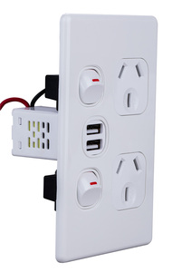 オーストラリア卸売GPOAS/NZS電気スイッチソケット10AダブルデュアルUSB-A USB-CパワーSAA承認パワーポイント - Product Image 4
