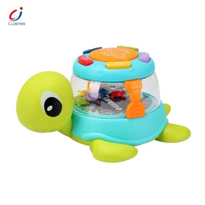 Chengji Learning <strong>Toy</strong> Multi-functional Cartoon <strong>B</strong>/O Drum Baby Learning <strong>Toy</strong> Musical Turtle Juguetes Plastic Turtle Electric <strong>Toy</strong> - Product Image 3