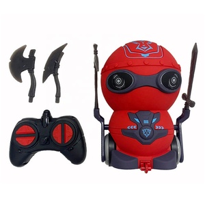 RC Battle Robot Ninja juguete con luz sonido Control remoto lucha Assassin Robot para niños figura de acción de dibujos animados interactiva - Product Image 5