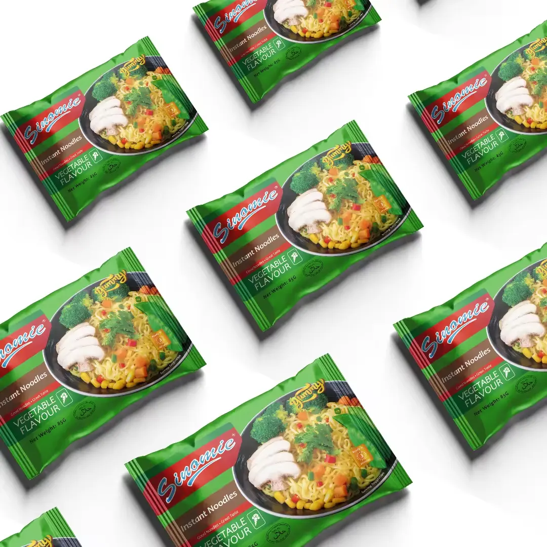 En popüler çin toptan üretim buğday unu erişte Fast Food uygun lezzetli toplu anlık çanta erişte