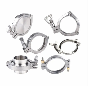 Vệ sinh thép không gỉ nhanh chóng phát hành Ống lắp ống Tri kẹp ferrules bộ (2X Hàn <span class=keywords><strong>ferrule</strong></span> + 1 x Kẹp + 1 x Gasket) - Product Image 6