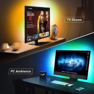 LED ışıkları LED TV arka ışık RGB APP kontrolü çoklu sahne modları TV ışıkları - Product Image 1