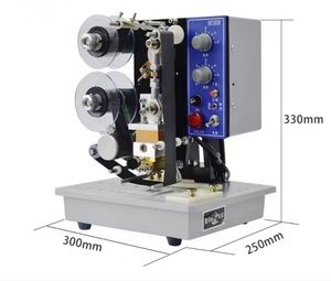 Automatisches elektrisches Heiß prägen Manuelles Chargen datum Kunststoff codier maschine Farbband Heiß codierung drucker Datums codierung maschine - Product Image 2