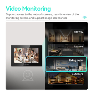 LEELEN Videoportero Ip Smart Indoor Station Custom Cloud <strong>Intercom</strong> RTOS <strong>System</strong> 7 Inches Touchscreen <strong>Video</strong> <strong>Intercom</strong> for Villa 1v2