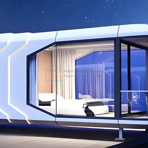 Быстрая установка 40-футовый космический корабль коммерческий космический дирижабль контейнерный дом космическая капсула отель использовать сборные дома - Product Image 5
