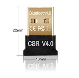 PC用HG USBBluetoothアダプターBT4.0BluetoothレシーバーサポートWindows11/10/8.1/8/7/XP for Desktop - Product Image 4