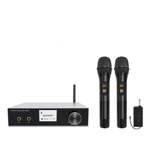 带麦克风的专业卡拉ok立体声音频放大器支持蓝牙、RCA、光纤、家用USB输入等。 - Product Image 2