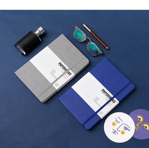 All'ingrosso colorato calza A5 ufficio/libro di affari con cinghie di stringa di materiale PU blocco note batch superficie dura taccuino - Product Image 2