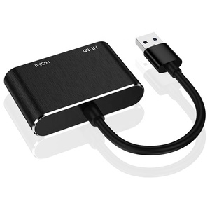 Adaptador USB 3,0 A HDMI Dual, tarjeta gráfica y de vídeo externa, adaptador de pantalla de Monitor Dual USB tipo A HDMI - Product Image 5