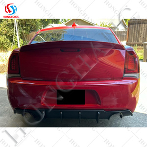 Chaoshenghang ブランドファクトリー製 カーデコレーションパーツ OEM PP製 リアディフューザーリップ クライスラー 300C SRT リアバンパーリップ ディフューザー 2015年以降 - Product Image 4