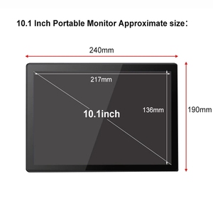 10.1 מסך מגע צג 1280*800 IPS נייד מסך צג Ultra Slim נייד צג עבור מחשב נייד פטל <span class=keywords><strong>Pi</strong></span> מתג