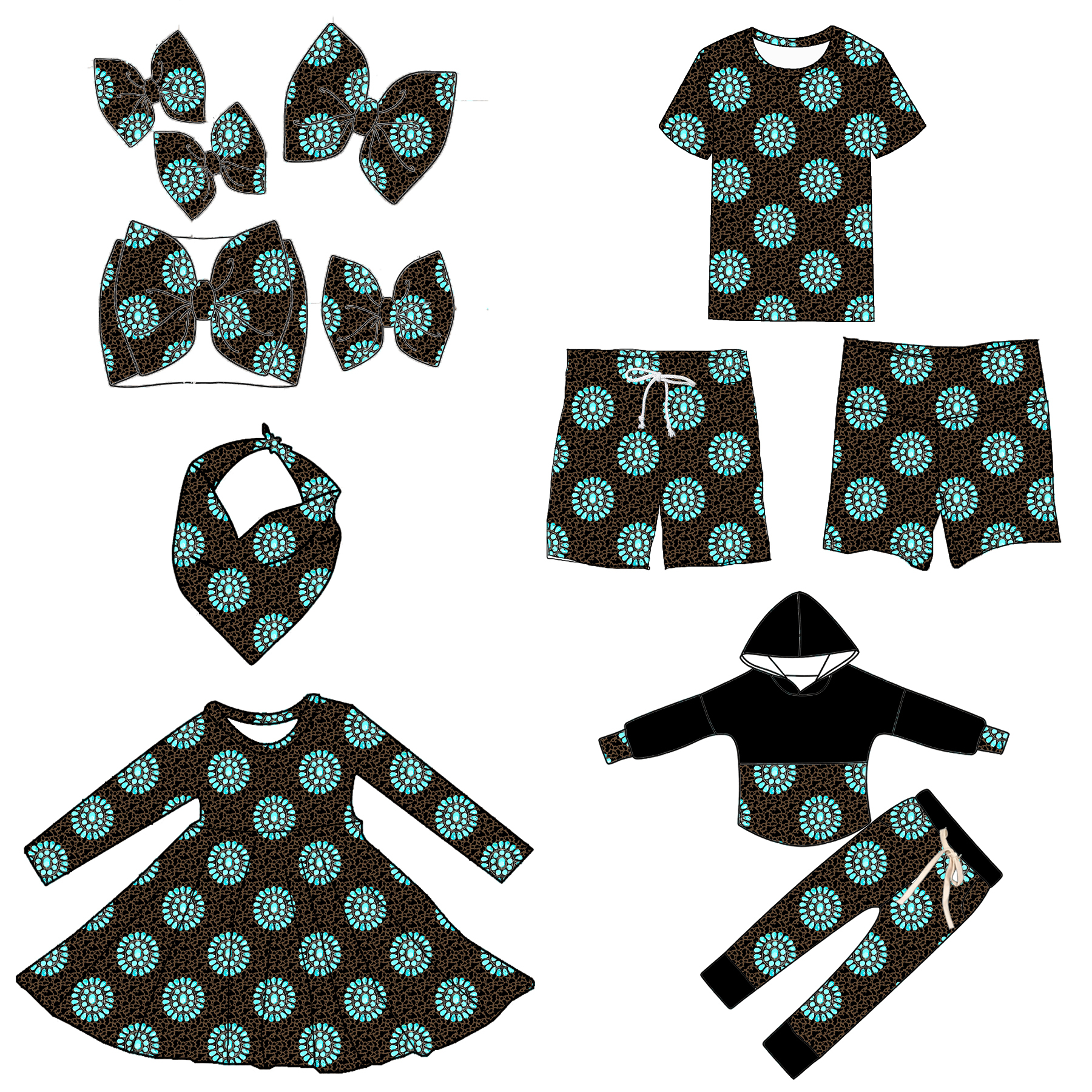 set di abbigliamento per ragazze 9