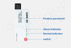 OEM Single-Use <strong>Data</strong> <strong>Logger</strong> with USB <strong>Temperature</strong> <strong>Sensor</strong> <strong>Temperature</strong> Recorder PDF Report for Truck Transportation 1-Year Warranty - Product Image 6