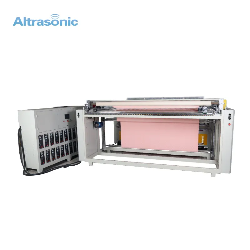 अल्ट्रासोनिक संबंध मशीन कंबल जाजम समुद्भरण के लिए अल्ट्रासोनिक मशीन Quilting बिस्तर