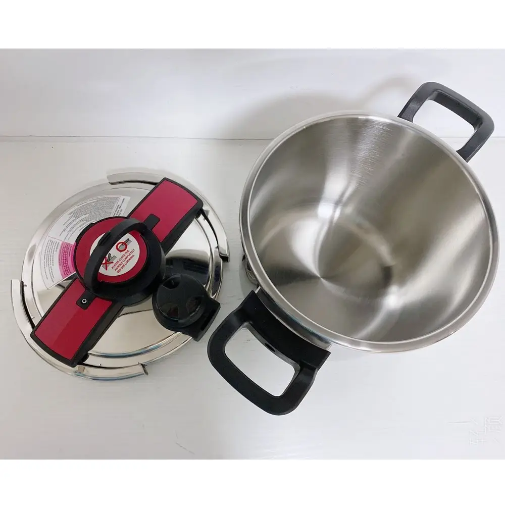 Olla a presión de acero inoxidable, 7qt, alta calidad, marcas, OEM francés, disponible