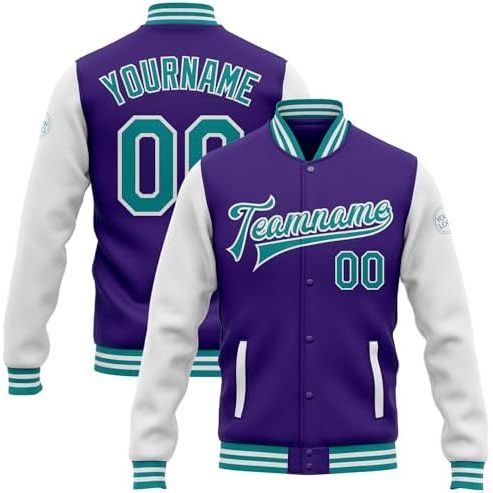 Purple-white-teal