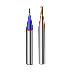 Yüksek hassasiyetli HSS Metal kesici karbür alaşım freze aracı anahtar koltuklu yönlendirici Bit 1 adet 2-Flute HRC55 alüminyum frezeler için - Product Image 3