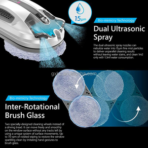 HOBOT <strong>R3</strong> Ventana Clean Smart Water Spray Electric Window Cleaner Automatic Glass Window Cleaning Robot with APP <strong>Remote</strong> Control - Product Image 2