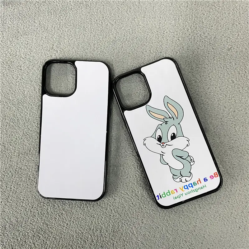 personalized phone cover Aluminum Inserts White DIY blank sublimation phone 12 Phone Cases For Heat Press Printing