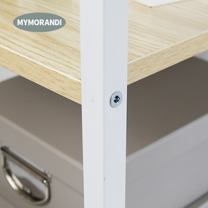 <strong>Multi</strong>-<strong>functional</strong> Modern <strong>Design</strong> 2 Tier Desktop Wooden <strong>Computer</strong> <strong>Table</strong> Desk for Home Office - Product Image 5