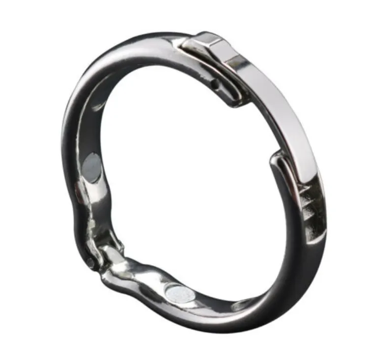 Anillo magnético de metal para pene, fisioterapia, circuncisión, erección, anillo ajustable para pene para hombre