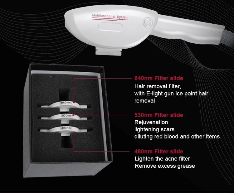 3 in 1 ipl machine handle filters