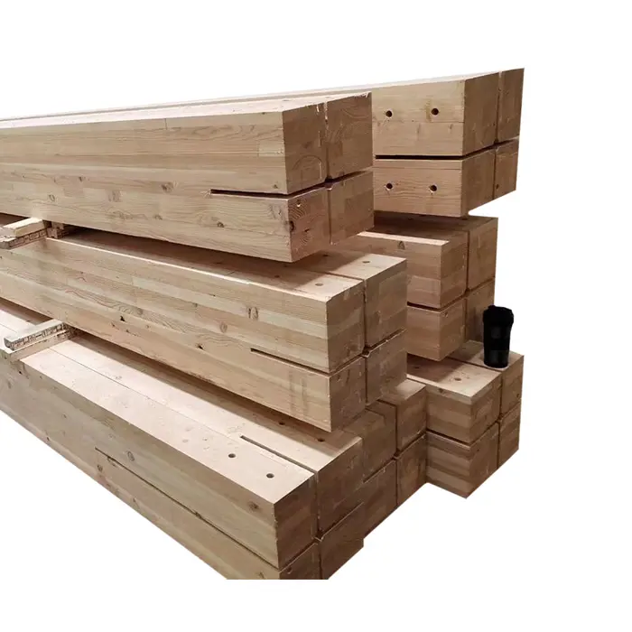 بيع عوارض خشبية لتركيبها في السقف من Glulam بمقاس 12 × 12 عوارض خشبية هيكلية مصممة هندسيًا